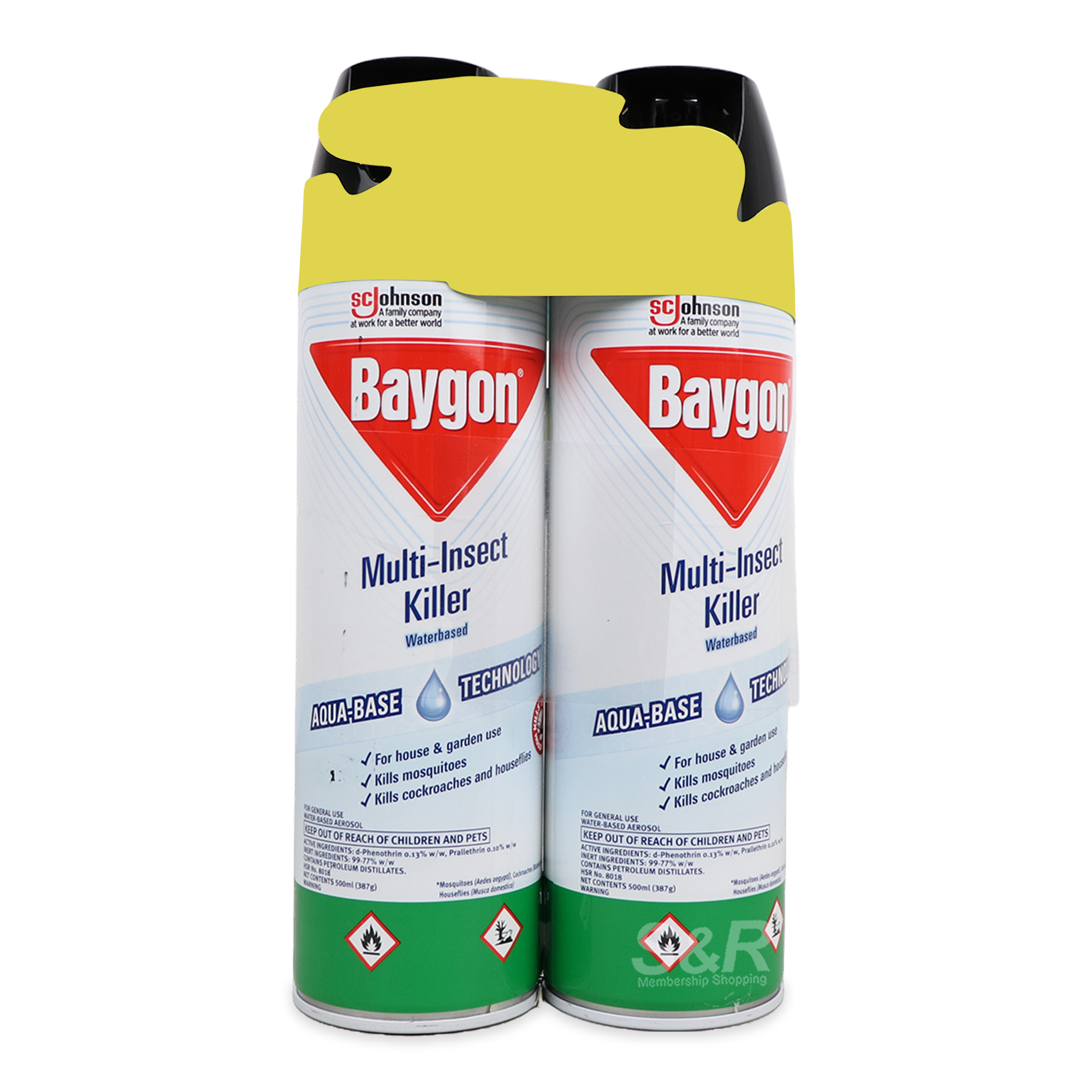 Baygon Multi-Insect Killer Waterbased 2x500mL
